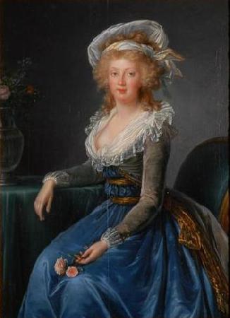 Elisabeth LouiseVigee Lebrun Portrait of Maria Teresa of Naples and Sicily France oil painting art